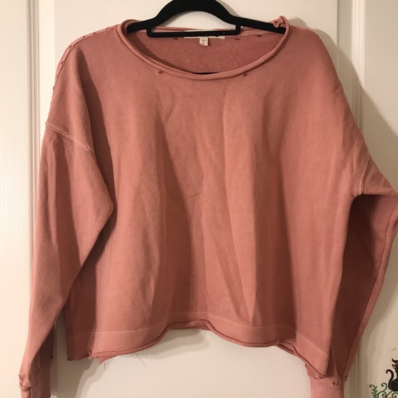 AMO Sweaters - AMO - Destroyed Boxy Sweatshirt